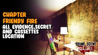 Chapter Friendly Fire All Evidence,Secret and Cassettes Location | Crime Scene Cleaner