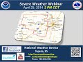 Weekend Severe Weather Briefing - Created 4/25/14
