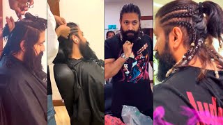 Yash Take a New Hair Style at Alexander Salons | Yash Latest Video | KGF 3 || FilmyLooks