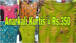 Office Wear Anarkali Kurtis .350T Nagar