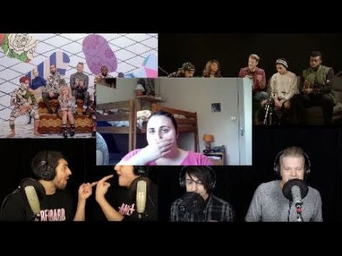 Pentatonix & SUPERFRUITS - Gold, Can't Sleep Love, Beyoncé & Empire Medley (REACTION)