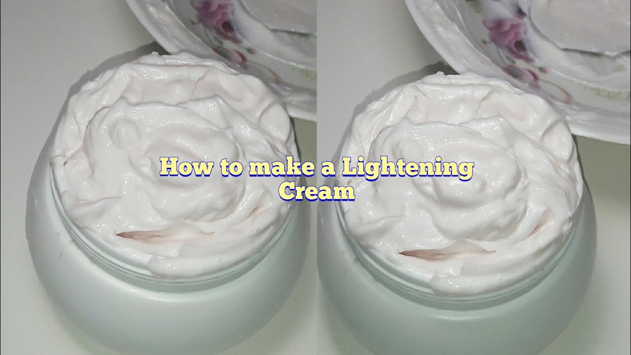faire une crème éclaircissante maison... YouTube