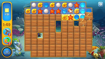 Fishdom level 28 Gameplay (iOS Android)