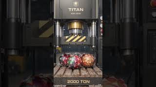 Hydraulic Press vs dragon eggs😳#shorts #shortsfeed
