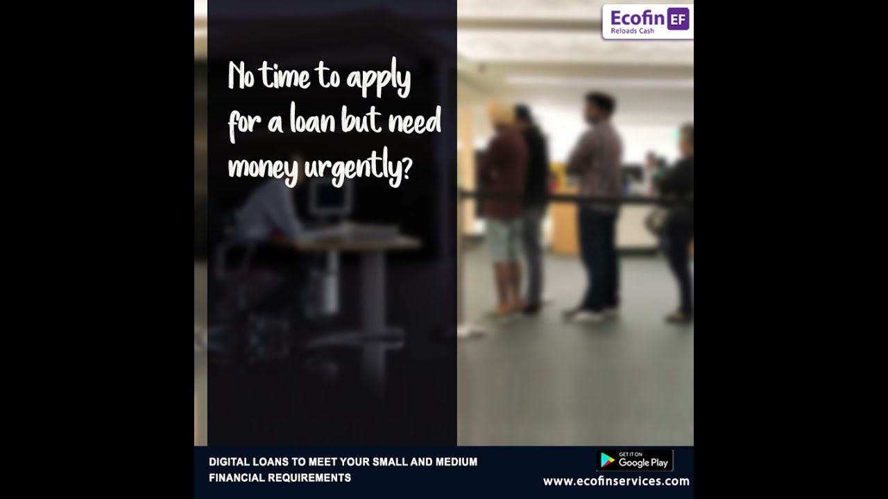Ecofin Instant Personal Loan - Lockdown Loan || Rs 50,000 Bank Proof | New loan app | EMI loan app