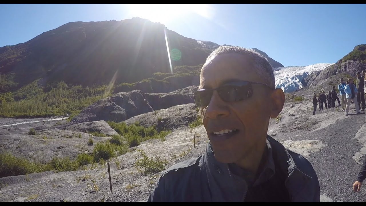 climate change projections President Obama at the Signpost of Climate Change