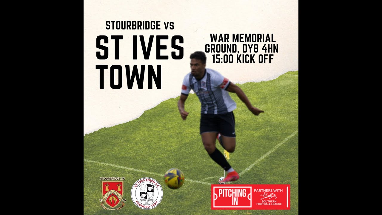 Stourbridge 1 St Ives Town 3 - Southern League Premier Central - 21 August 2021