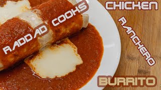 Chicken Ranchero Burrito Recipe:  How to make burrito with pulled chicken and red sauce Sing For Your Supper Episode 1 Part 1 Pulled Chicken Burritos