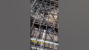 MEP Work @ 2nd Floor Slab. #shortvideo #shorts #construction #concrete