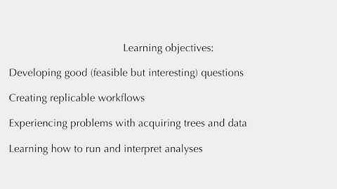 EEB Grad Core 2014: Lecture 6, part 2, Gene tree incongruence