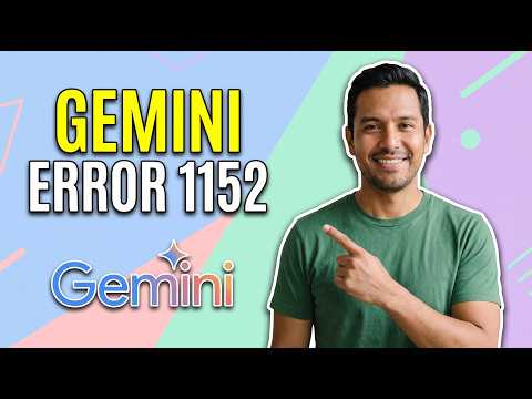 Fix Gemini Error Something Went Wrong (1152) [Easy Guide]