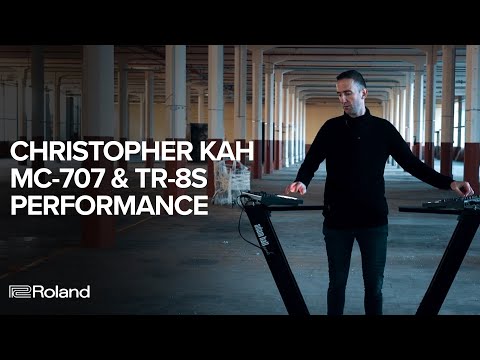 Christopher Kah and Roland MC-707 GROOVEBOX & TR-8S Performance
