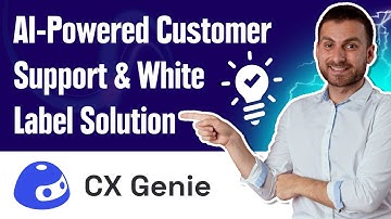 CX Genie Lifetime Deal - AI-Powered 24/7 Customer Support & White Label Solution.