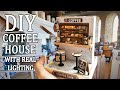Diy miniature dollhouse kit coffee time corner of happiness