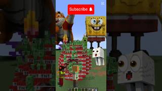 🔥TNT VS Creeper 🔥 #minecraft #minecraftpe #shorts #minecraftjava #minecraftshorts #minecraftmemes