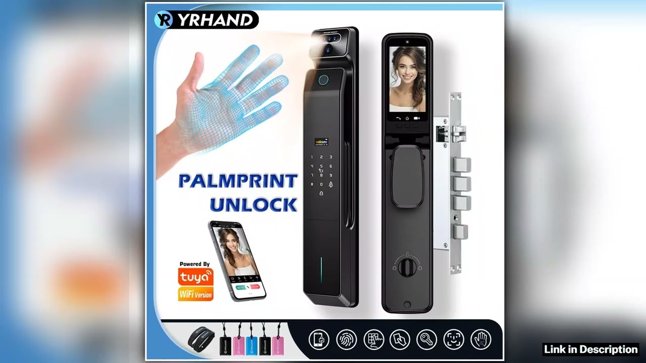 Real Time Intercom Palm Vein Recognition Intelligente Tuya Wifi 3DFace Unlock Outdoor Front Smart D