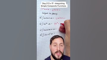 Day 68: Integrating Simple Composite Functions • 100 Days of A-Level Maths 🧮