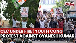 Details CEC UNDER FIRE! Youth Congress Protests Outside EC HQ Demanding Gyanesh Kumar's Resignation | Watch News