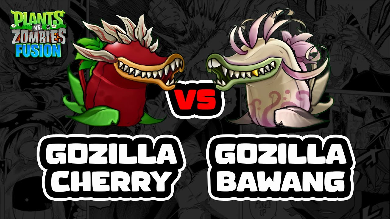 Menguji Kekuatan Gozilla Cherry dan Gozilla Bawang di Plants vs Zombie Fusion
