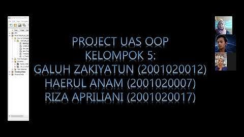 PROJECT UAS OOP
