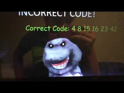 Barney Error PowerPoint - Wrong code and times up