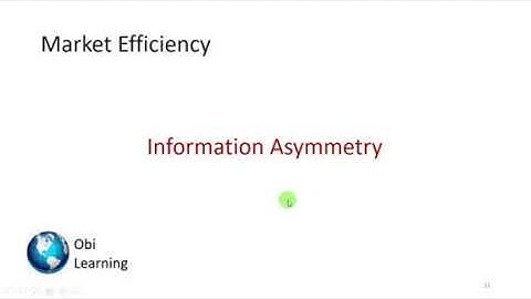 Information Asymmetry