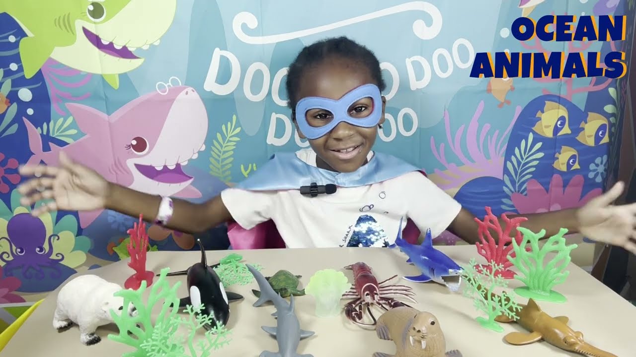 LOGAN EXPLORES OCEAN ANIMALS|TODDLER LEARNING VIDEO|EDUCATIONAL|FUN FACTS|SHARKS|TURTLES|WHALES|BEAR