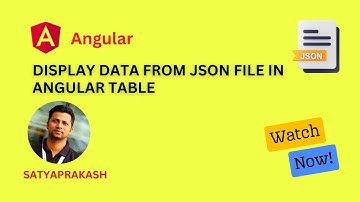 Angular Tutorial for Beginners: Fetch Data from JSON File #angular