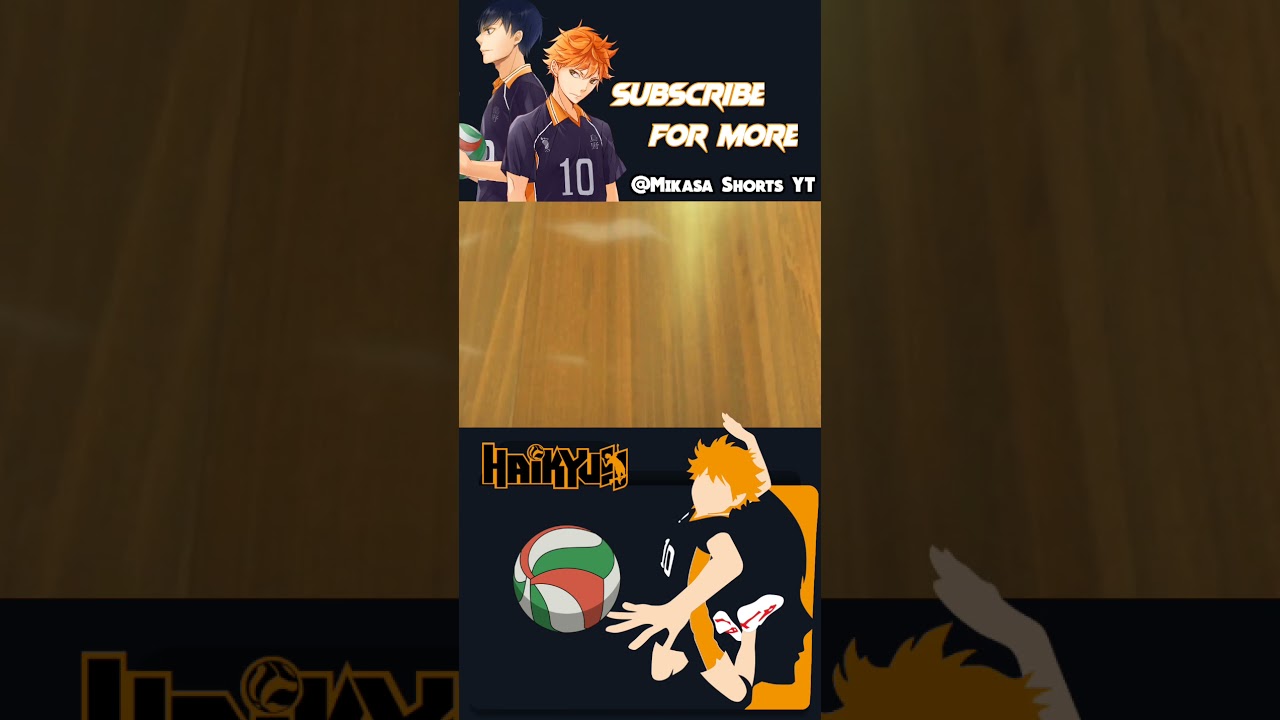 #1 Haikyuu!! Amazing Hinata save and spike