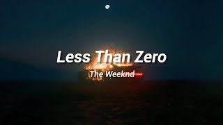 Less Than Zero - The Weeknd | Subtitulada al español/ingles