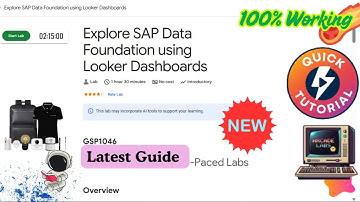 Explore SAP Data Foundation using Looker Dashboards | GSP1046 | #qwiklabs #arcade