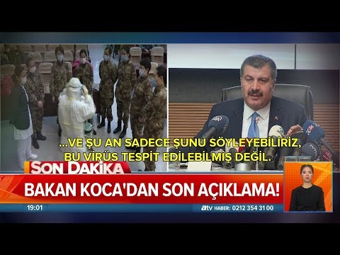 Bakan Koca'dan son korona açıklaması - Atv Haber 10 Mart 2020