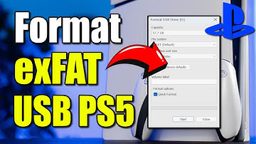 How to Format USB drive to Work on PS5 to exFAT PC (Best Method)