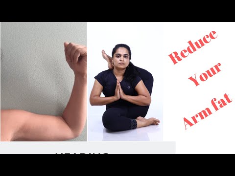 Yoga to Reduce Arm Fat / Tone Flabby Arms / by Dr. Lakshmi Andiappan  in Tamil.  10 mins Arm workout