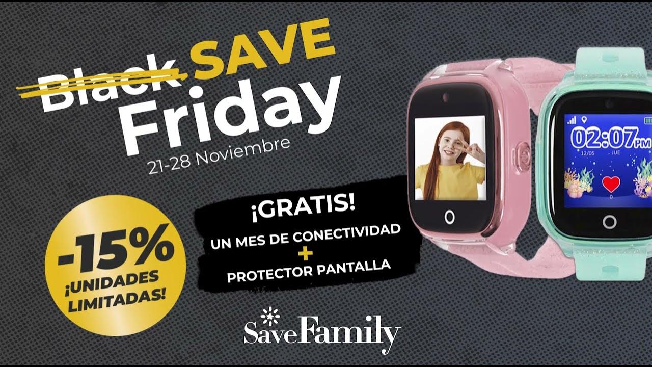 Black Friday: Smartwatch Superior de SaveFamily 