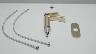 Single Handle Sink Faucet Installation