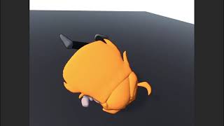 break-dance meme but with a 3d model i made of my self