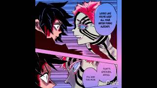 colouring Giyu vs Akaza manga panel #giyu #anime @ibisPaint #demonslayer #kny #tanjiro #manga