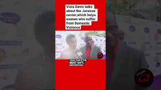 Quencie talks to Viola Davis about The Jenesse Center and Domestic Violence | Studio Q | #shorts