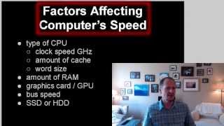 Components Impacting Computer Speed