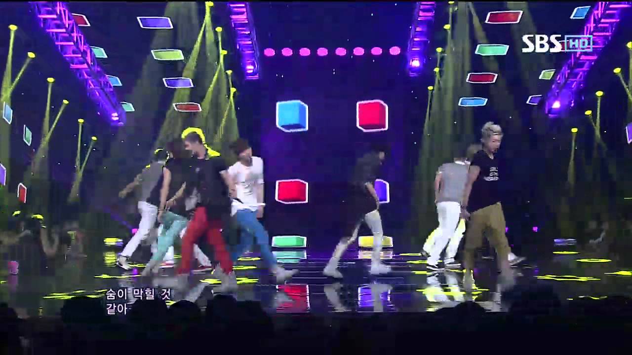 NU'EST [Not Over You] @SBS Inkigayo Популярная песня 20120902