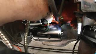 How to swap high torque mini starter 305 Chevy Street-rod Studebaker