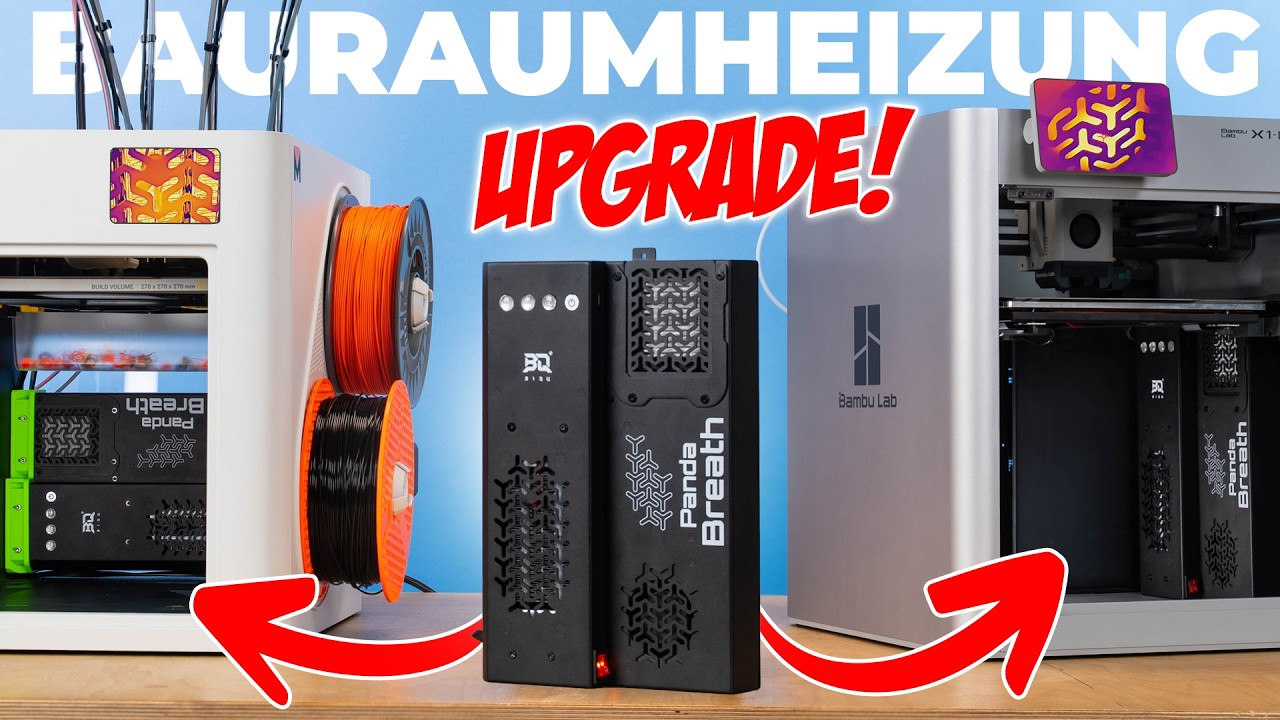Bauraumheizung NACHRÜSTEN: ABS & Nylon ohne Warping (Panda Breath Review)