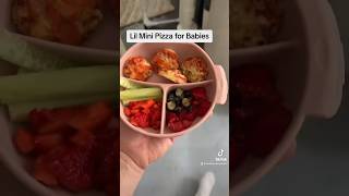 LIL MINI PIZZAS FOR BABIES! EP.1  #baby #babyfood #fingerfoods #foodies #foodforbabies #BLW #babies
