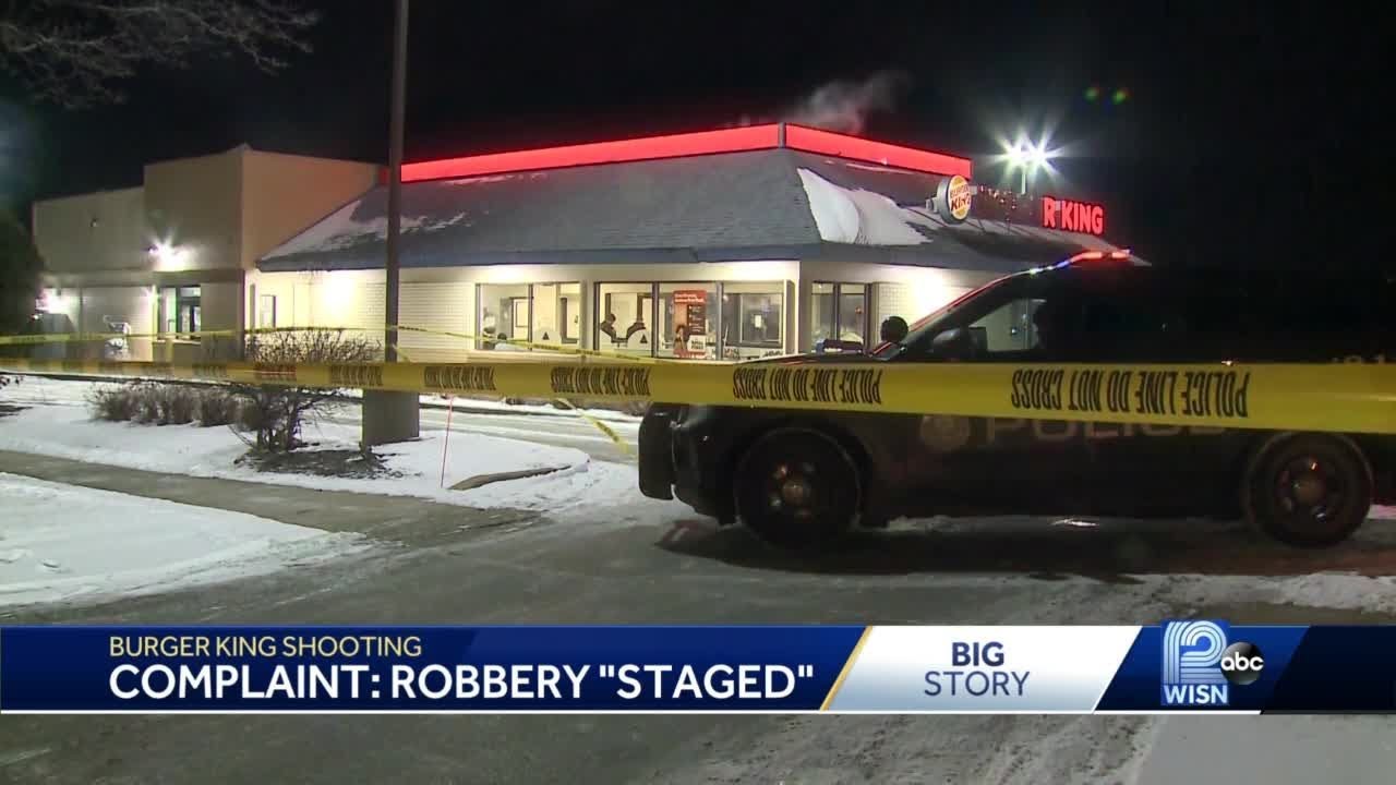 Complaint Burger King robbery staged YouTube