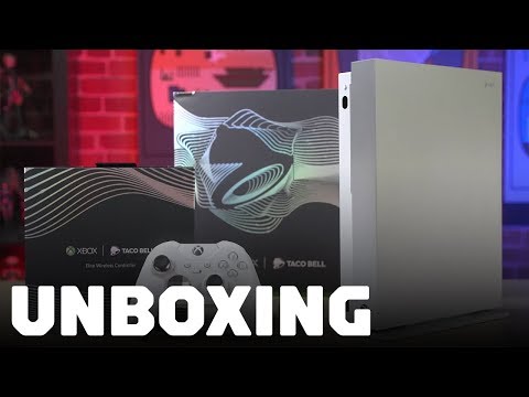 Unboxing the Platinum Taco Bell Xbox One X