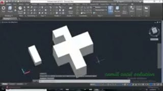 AutoCAD 3D Tutorial Extrude Command --Tamil