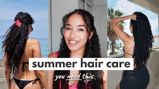 15 Essential Summer Hair Care Tips for Curly Hair 🌴💦