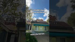 5 Closures Have HIT Disney World 🚫