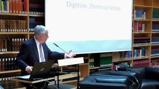 Robert Darnton: »Libraries, Books, and the Digital Future«